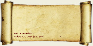 Zorana Joksić vizit kartica